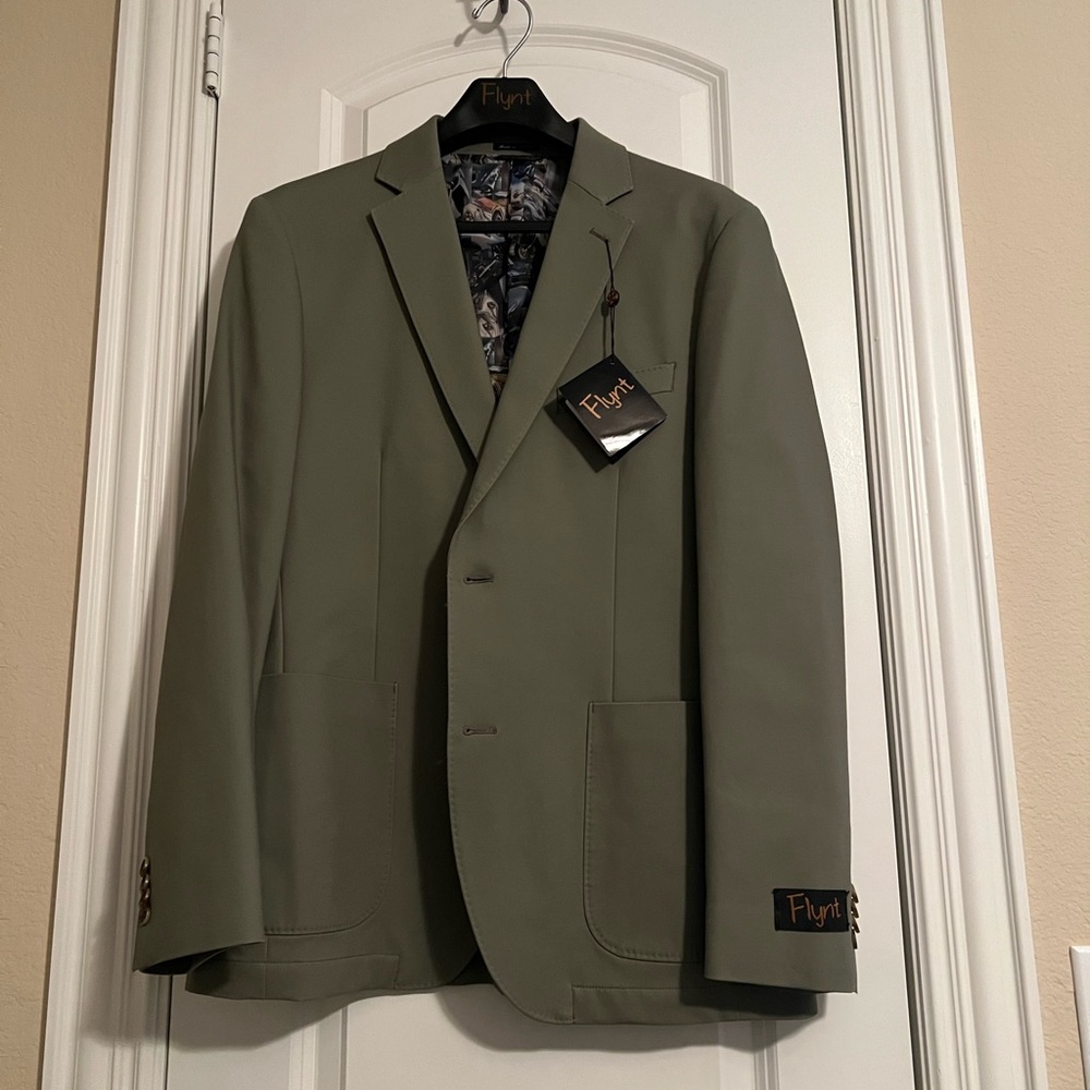 NWT Flynt Bueller Sportcoat (Olive Green)